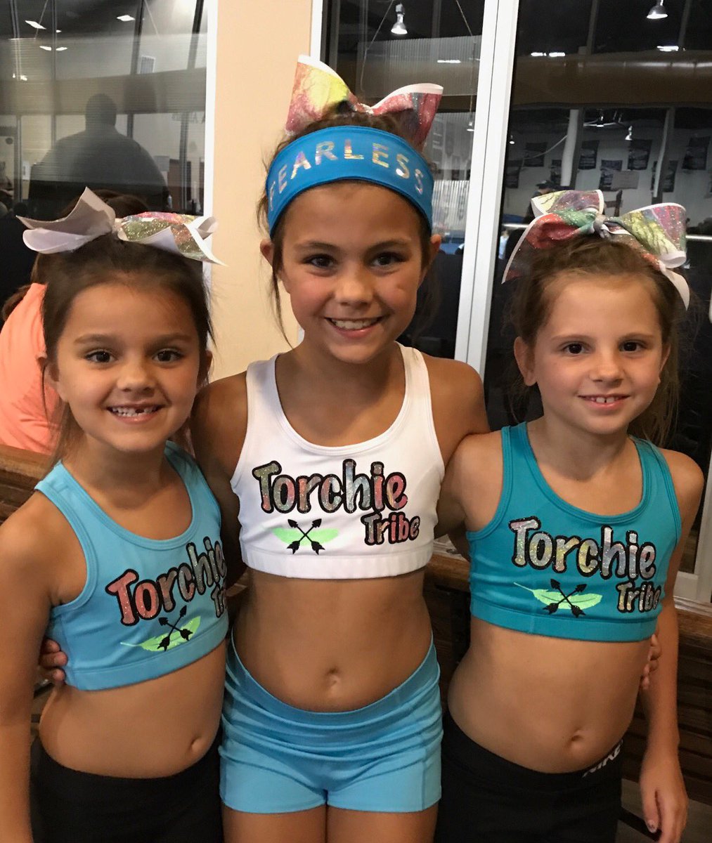 AneaKay's tweet photo. Your vibe attracts your tribe! Love these cuties! @ChampionCheerAS #torchietribe https://t.co/MP8fkXnEDs