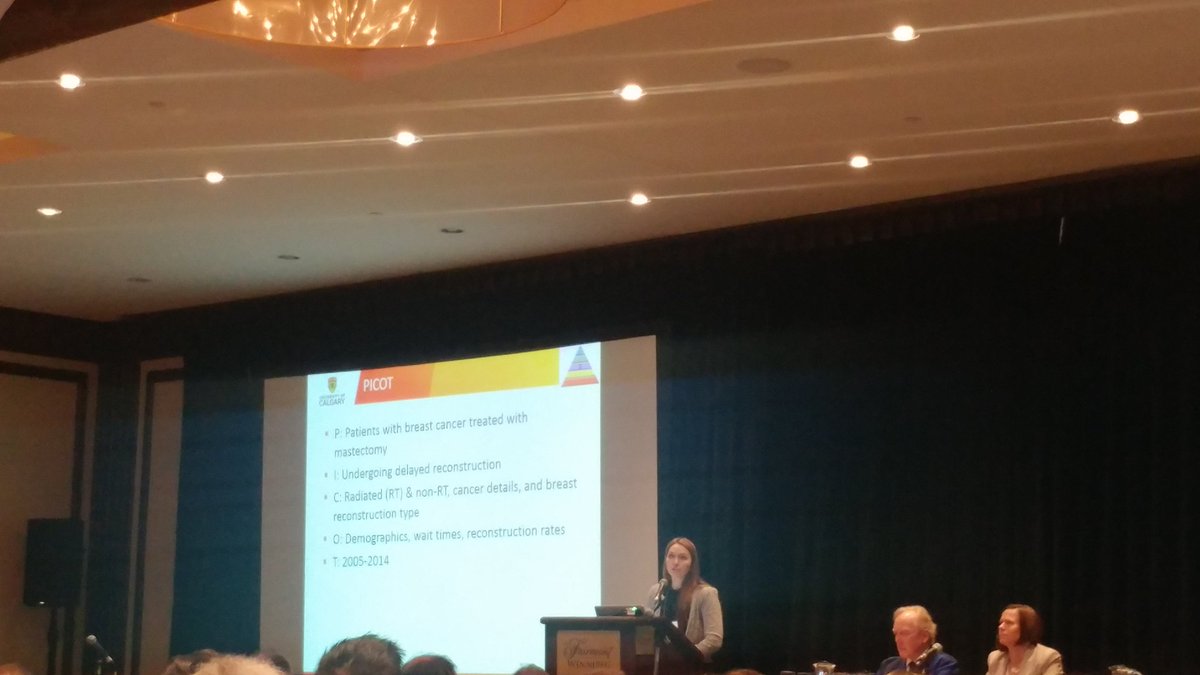 CPSRCollab's tweet photo. Jill Stone presenting on Alberta breast reconstruction wait times at #CSPS2017 https://t.co/I1QbSM9Zjl