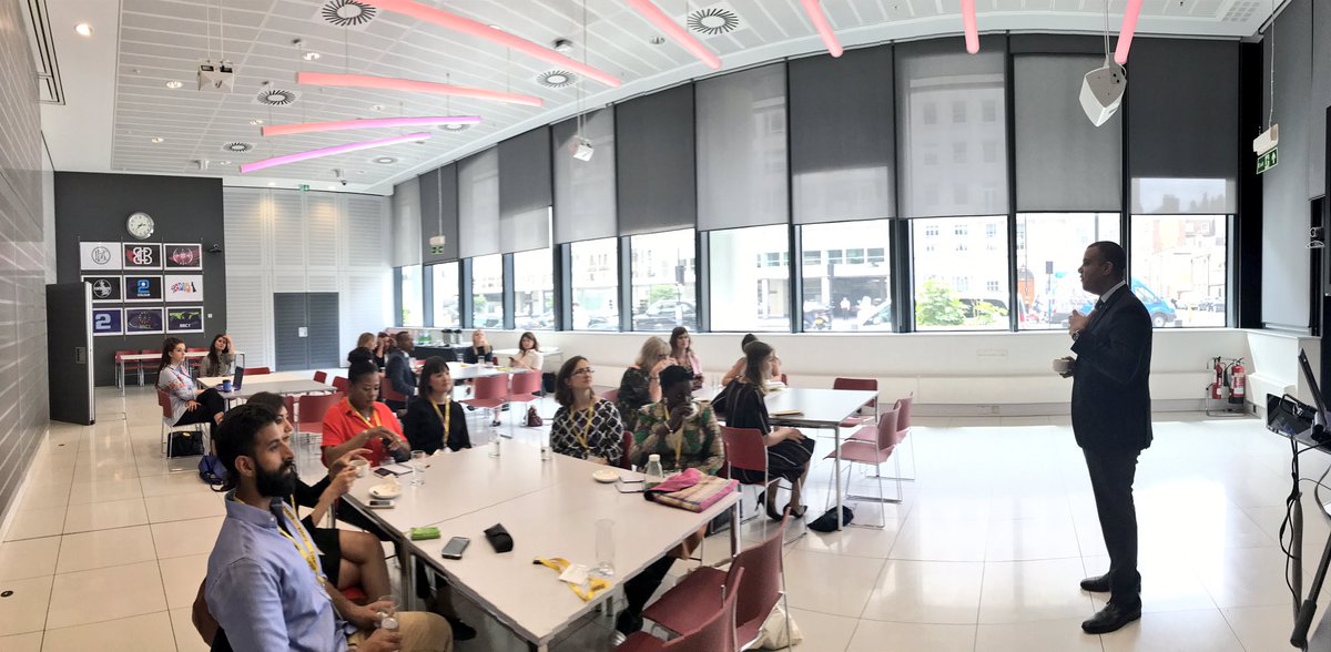 ravikarkara's tweet photo. Excellent session at @BBC HQ on role of Pvt sector in gender equality #HeatherWagoner #WayaneClarke @engage101 #Hi5 #Goal5 #GenderEquality https://t.co/C9RslNhDqx