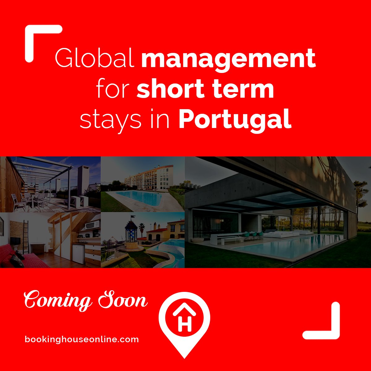 Global management for short term stays in Portugal. Properties  with the best location, accessibility, structure, comfort and decoration.