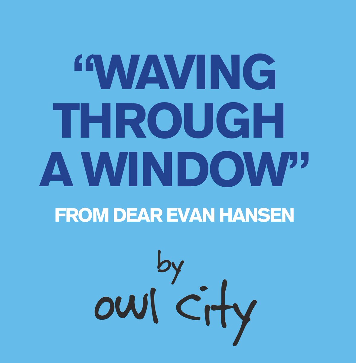 owlcity's tweet photo. Stream and download "Waving Through A Window" at https://t.co/ZCCjgEWjug https://t.co/uBlPQghvP3