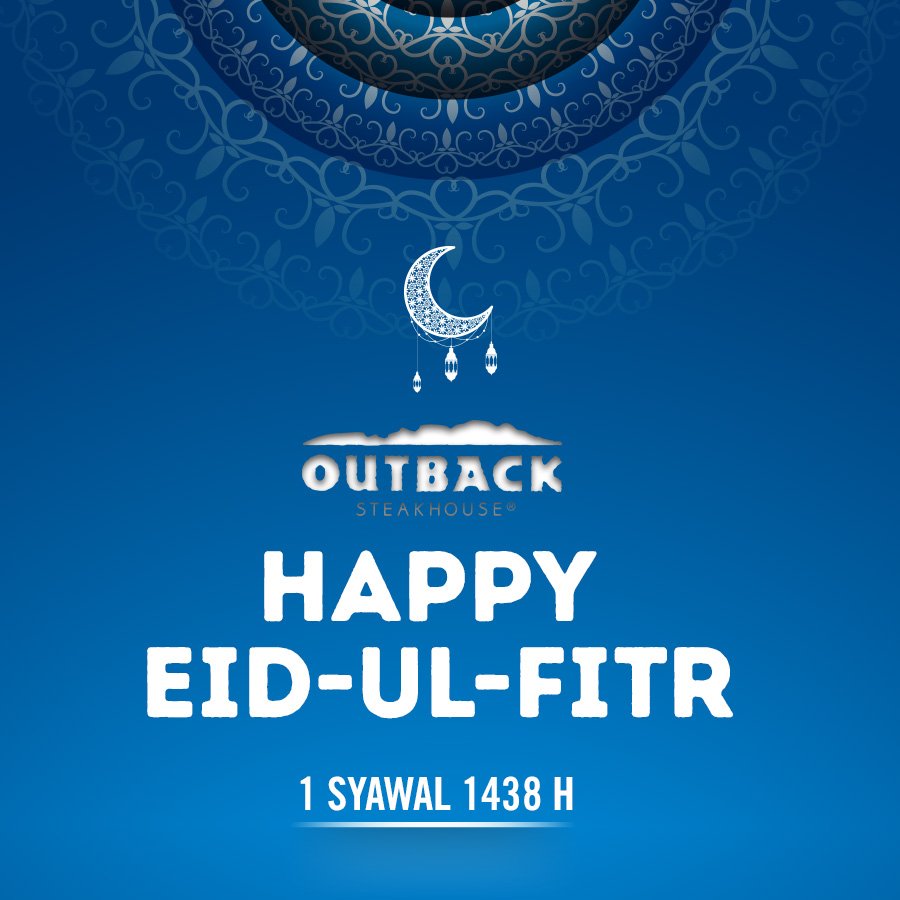 OutbackIN's tweet photo. Happy Eid Mubarak. May peace and blessing be upon you, Mates! :) https://t.co/OYFiM7GTso