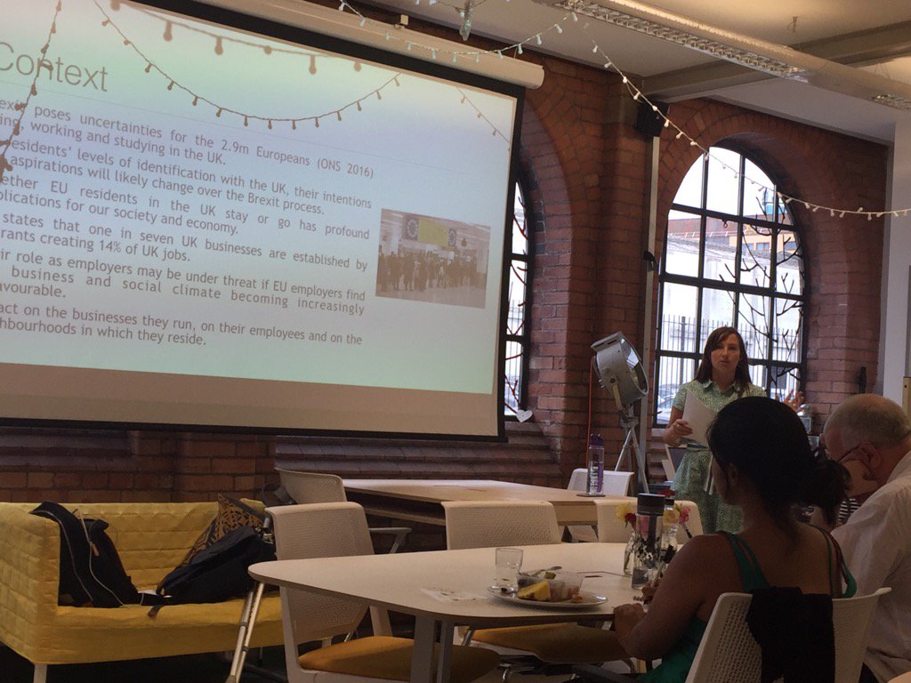 podnosh's tweet photo. @dr_catharris getting our next #beyondemployment session started @ImmyKaur @ImpactHubBrum https://t.co/1XUBD1KVY6