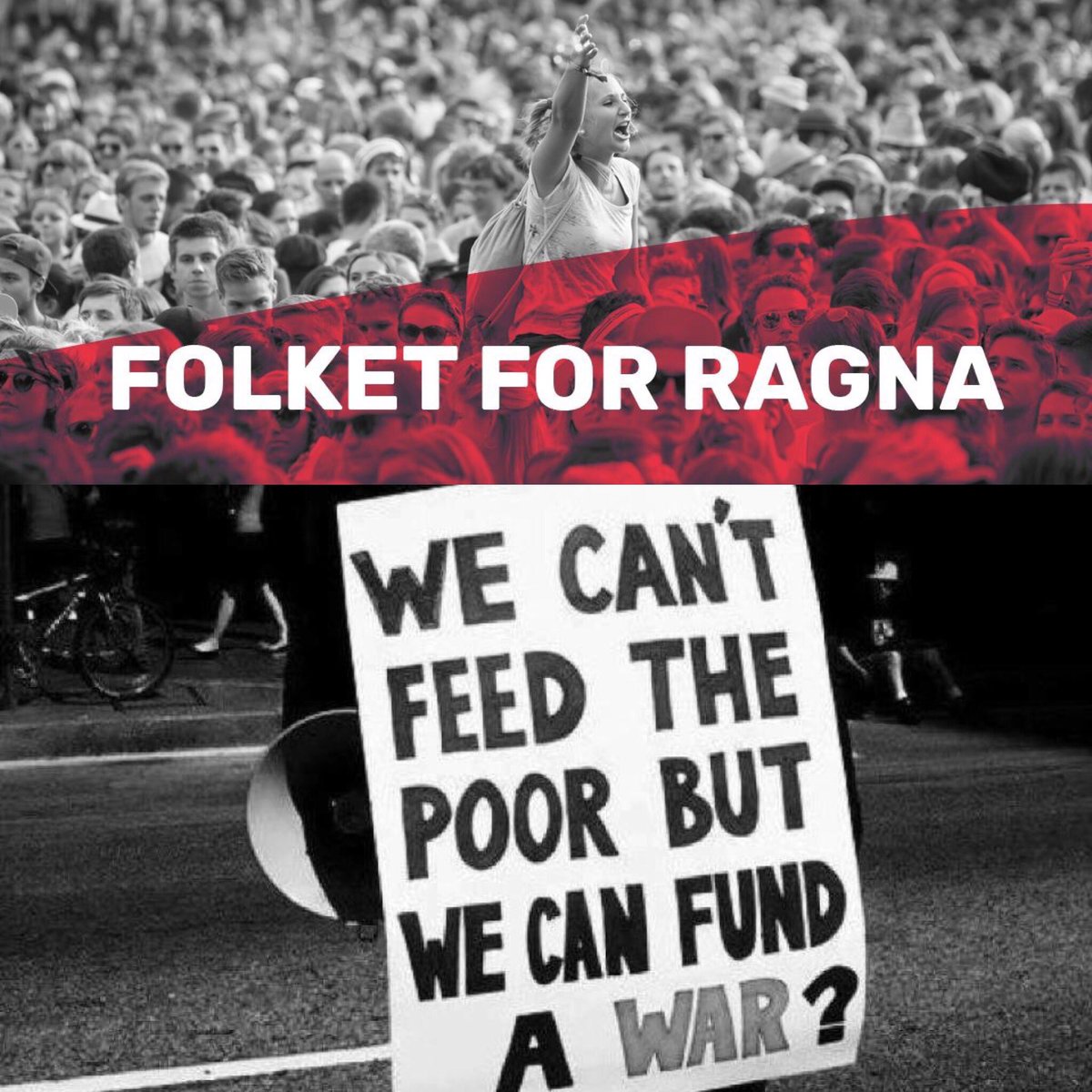 FolketforRagna's tweet photo. Med #ragna2017 blir det fred 😇 https://t.co/l9dQ7Tko5v