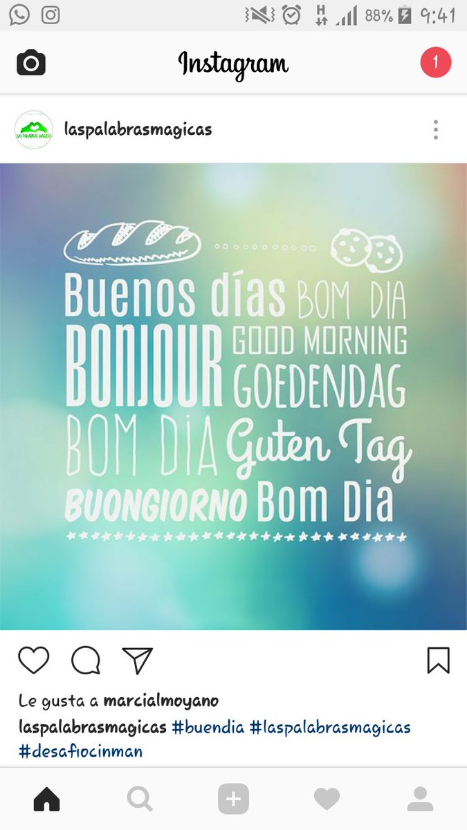 Seguinos en Instagram y Facebook como #LasPalabrasMagicas #desafiocinman 😁