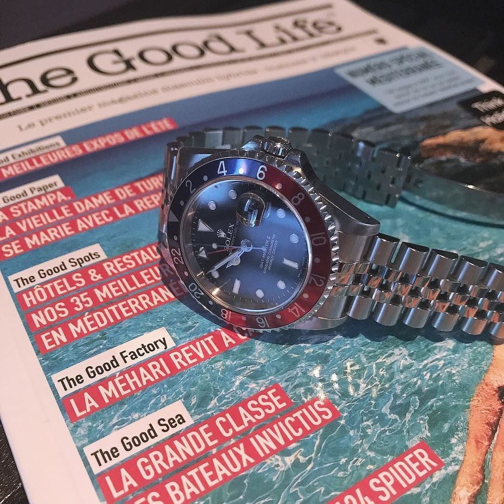 lordsofwatch's tweet photo. @rolex GMT Master 2 on 63200 Jubilee Bracelet 🔵🔴 #rolex #gmtmaster2 #16710 #pepsi #instawatch #watch #watches #wat… https://t.co/4YWEtgx5wj https://t.co/ILi1cpHYMs