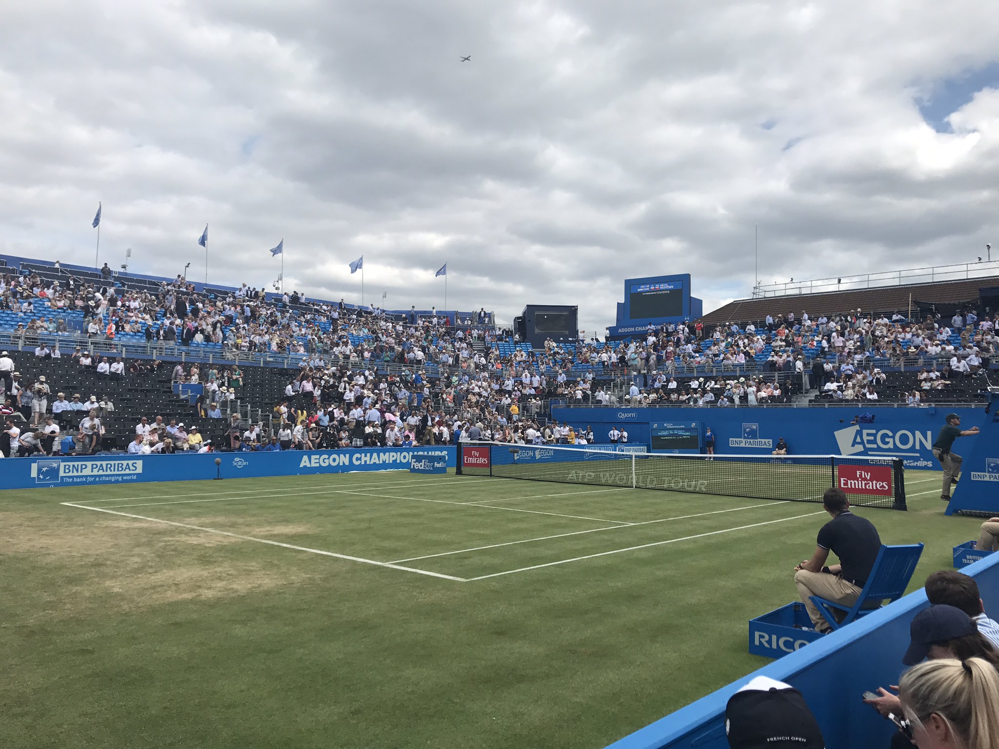 Kei Izawa At The Atp500 Queensclub Tournament Atpロンドンの大会にて テニス 芝 ウィンブルドン 前哨戦 クイーンズ