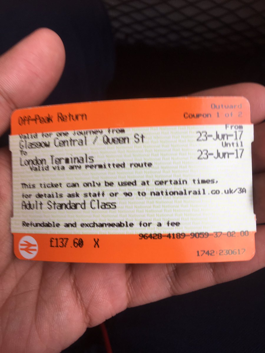 mitch484's tweet photo. Β£137.50 for a LATE train to London? Thank god I don't have to travel using trains often @VirginTrains
#ripoff
#notevenontime
#ratherwalk https://t.co/2WLMxUAuU0