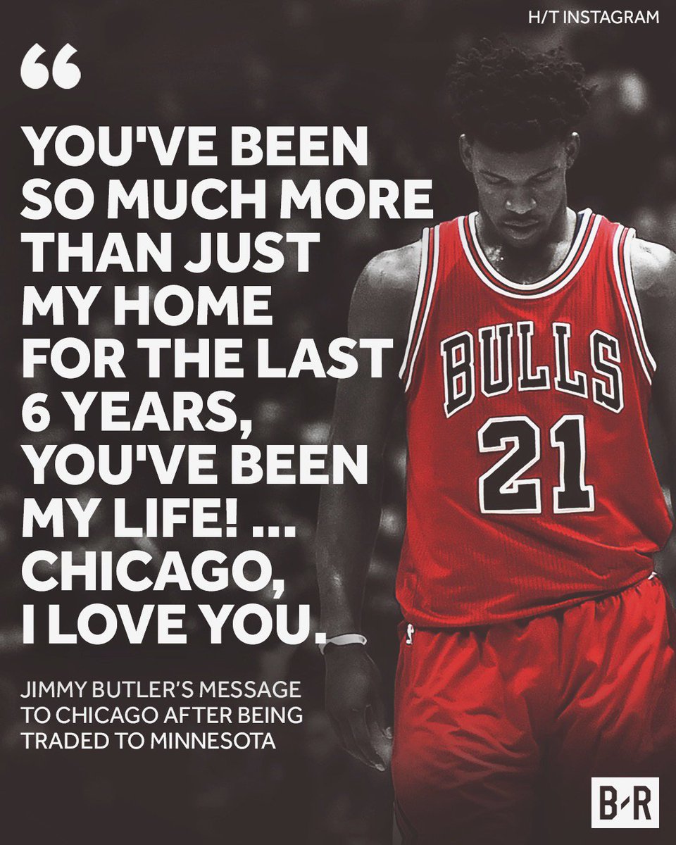 BleacherReport's tweet photo. Jimmy thanks the Windy City. 😢 https://t.co/pgU7goBdnI