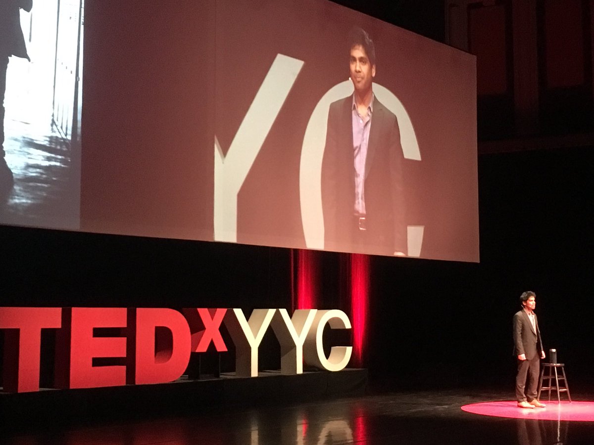 Kate4Hope's tweet photo. What ideas, people &amp; places have we written off that we need to give a second chance? #ApoorvSinha of @CarbonUpcycling #TEDxYYC https://t.co/3nlIvKdRRB