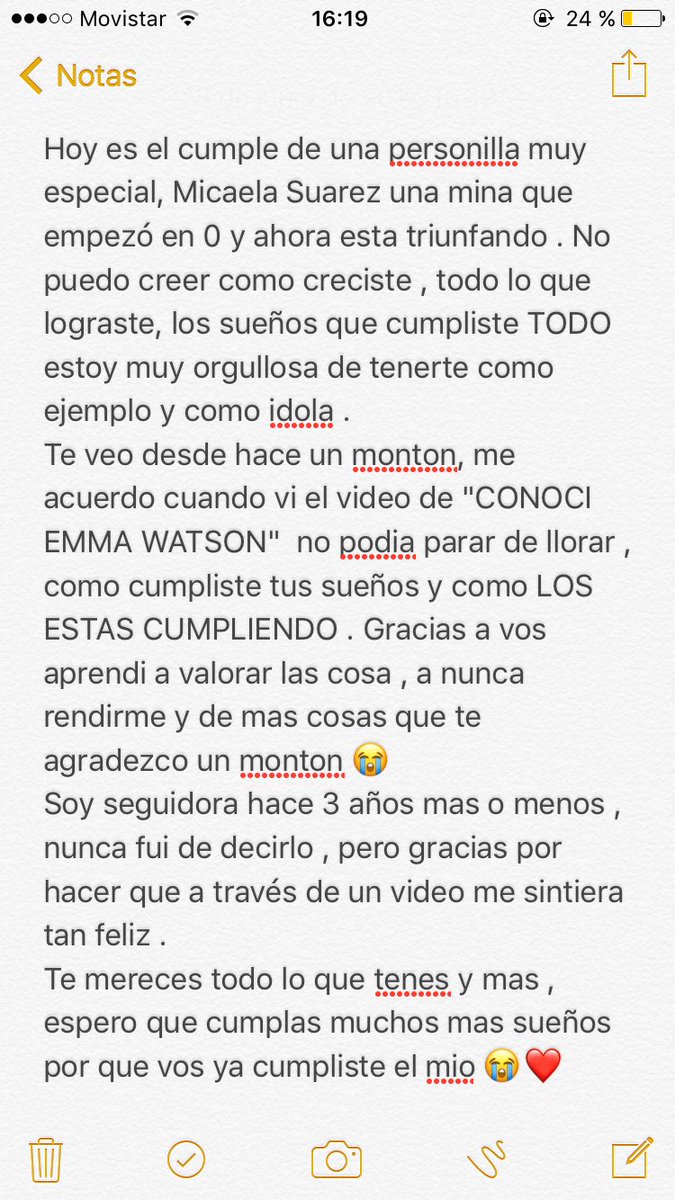 paiscandelaria1's tweet photo. Tarde , pero seguro @MicaSuarez12 , me ayudan a que lo vea? https://t.co/W9o0bolQB4