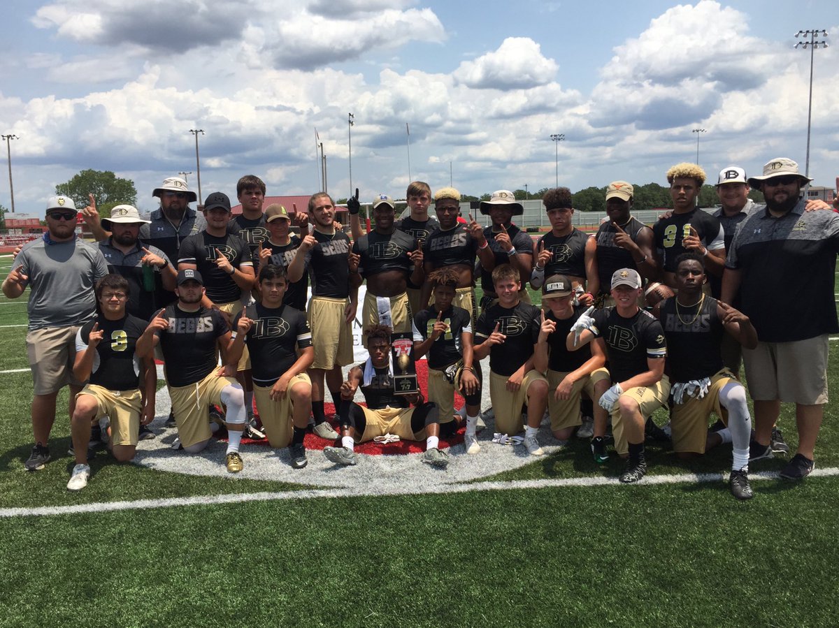 GoldenDemonFB's tweet photo. Beggs goes undefeated and wins the Oklahoma Elite 7 on 7 shootout! We are headed home with the 🏆 #WinToday #WeAreBeggs #FightDemonsFight https://t.co/qcxpJ6rxuJ