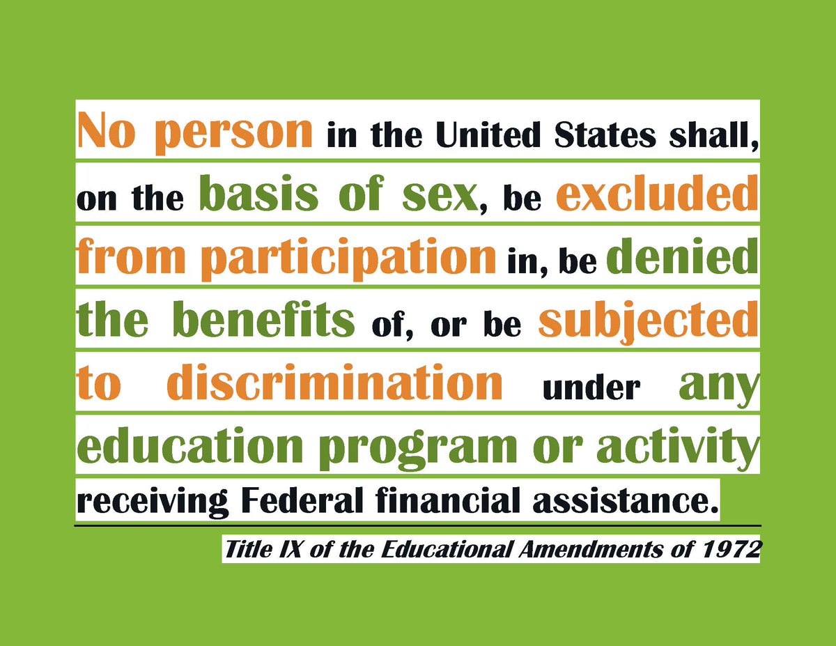 UTDTitleIX's tweet photo. Title IX was passed 45 years ago today. Happy Birthday, Title IX!  #TitleIXat45 https://t.co/lhSujQHKpF