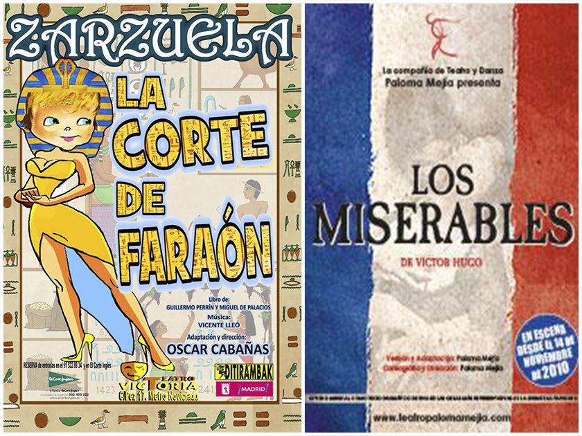 📣 PROGRAMACIÓN DOMINGO
✅ 18:00: La Corte del Faraón  ow.ly/EZId30cPrOA
✅ 20:00: Los Miserables de Victor Hugo ow.ly/znRy30csTNH