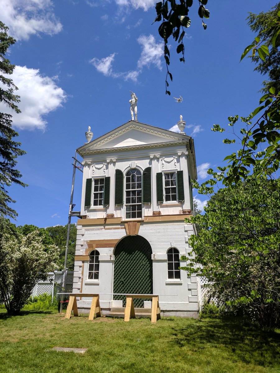 GienappDesign's tweet image. Check out the progress of the Glen Magna Derby Summer House renovations!