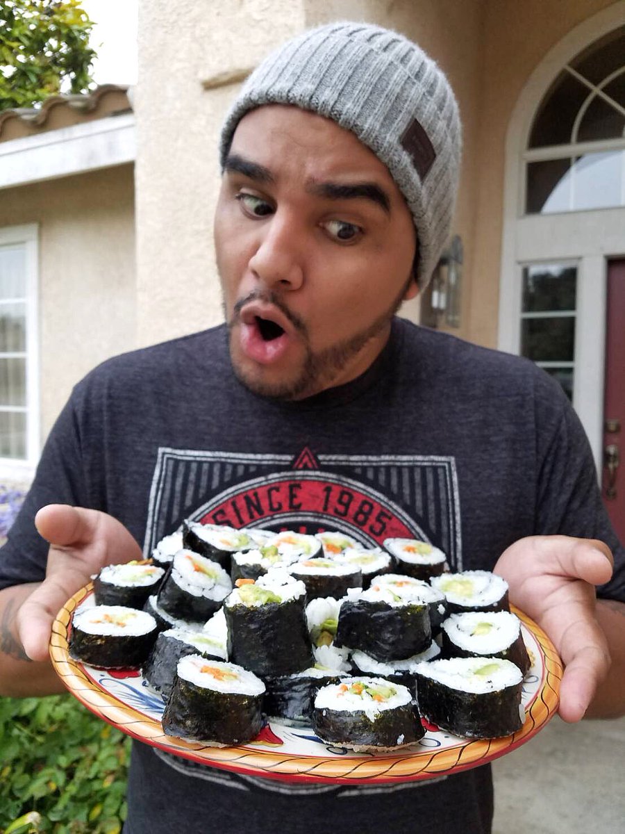 We are the Sushi masters!
(not really 😂) but we were so proud of our first time creating these rolls we had to take some selfies &amp;show off!