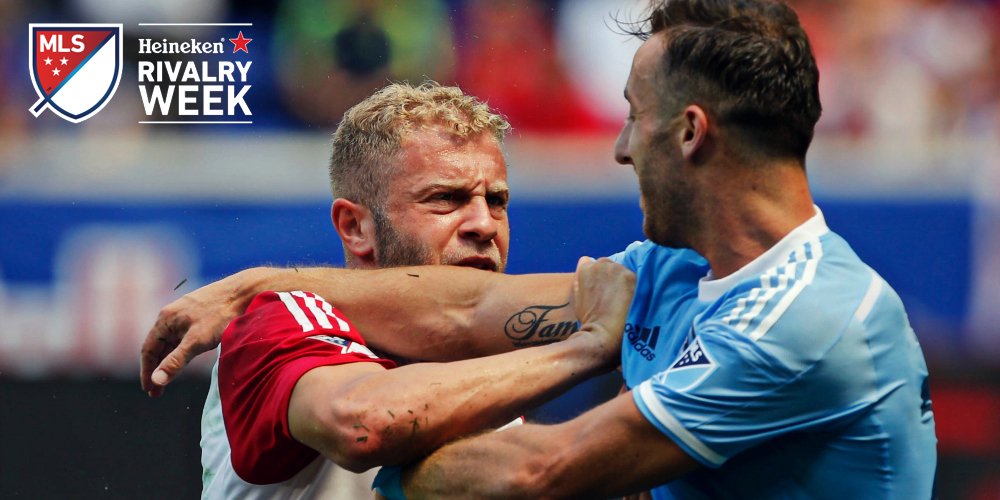 MLS's tweet photo. “If you watch our games, there’s a lot of anger on the field.”

Business as usual in the #NYDerby: https://t.co/VPU821qwZo #RivalryWeek https://t.co/ssc69iBNxO