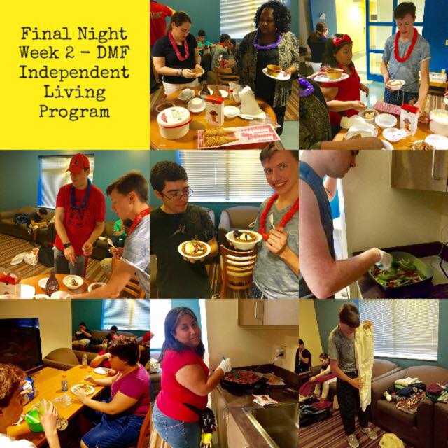 DanMarinoFdtn's tweet photo. The final night of week 2 of our #IndependentLivingProgram at @NovaSE started with an interactive cooking demonstration #OpeningDoors https://t.co/5UgGtlCyIb