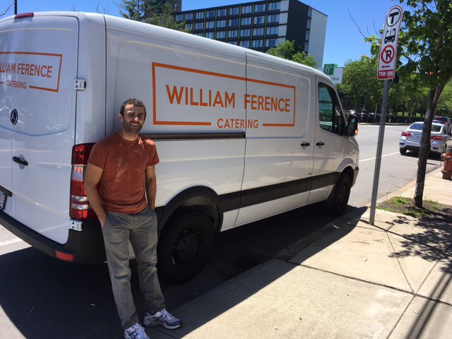 FoundationKtchn's tweet photo. If you see this van on the road, beware! It contains delicious food!!! #sharedkitchen #foundationkitchen #williamference #catering https://t.co/YjYqz16KuK
