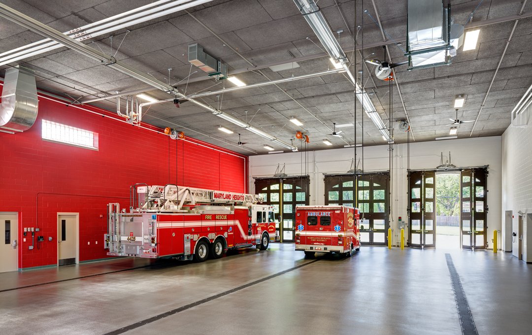 ICSConstruction's tweet image. #fbf nice pictures of the @FGMArchitects designed Maryland Heights FPD House #2 that we finished up last year.