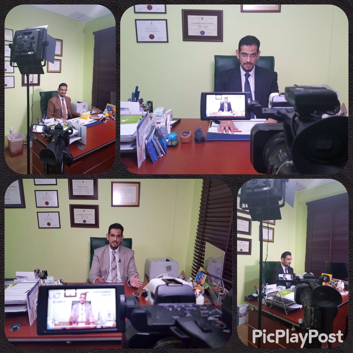 انتهيت قبل يومين من تصوير حلقات لبرنامج صحي سوف يعرض على تلفزيون الكويت بعد العيد