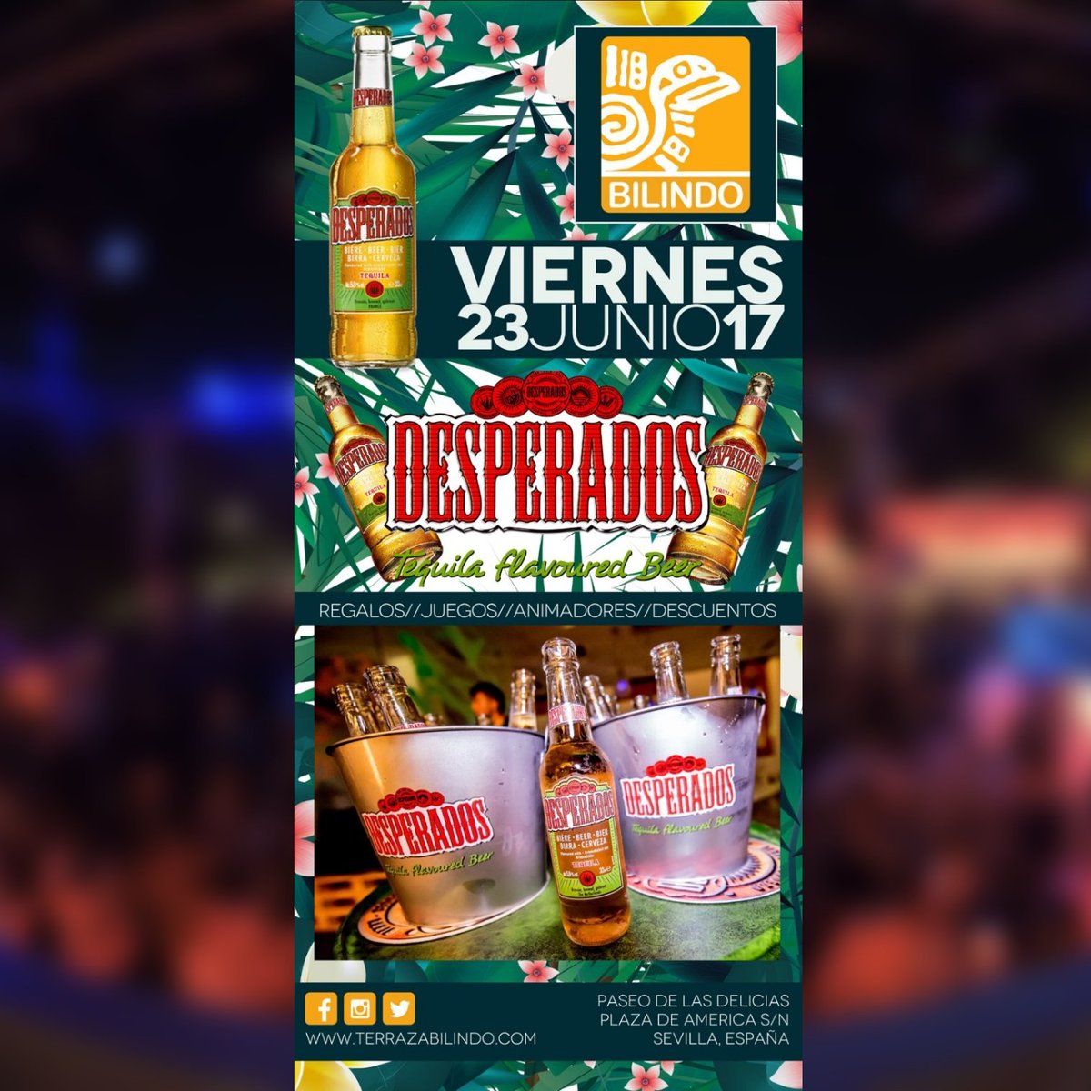Hoy VIERNES... fiestón #Desperados en #BILINDO💛

Como siempre, sólo decir 
🔊 LISTA DE JOSEMA ORTIZ📃 
📞622.222.480