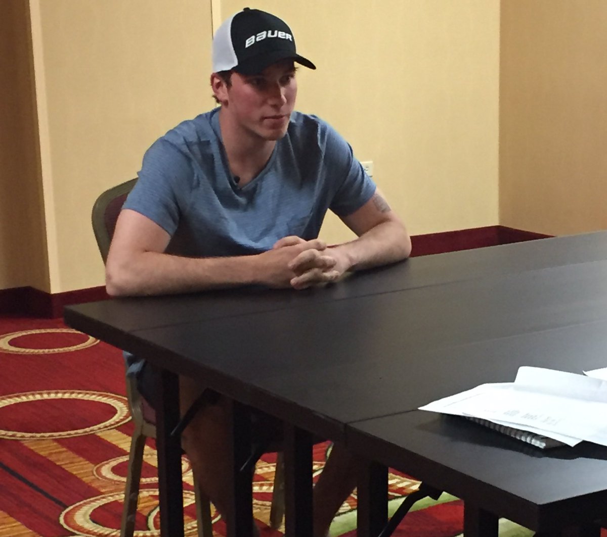 BAUER Hockey on X: We're with Nolan Patrick on #NHLDraft day! Follow along on Snap (bauerofficial) and Instagram (bauerhockey)! / X