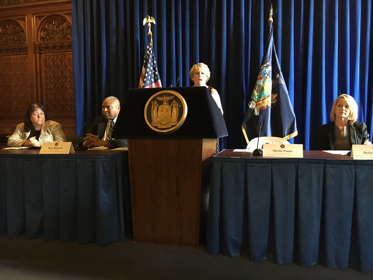 nysotda's tweet photo. OTDA and @NYSOCFS commissioners discuss anti-poverty efforts in Albany #ESPRI https://t.co/AZPPUhL6M6