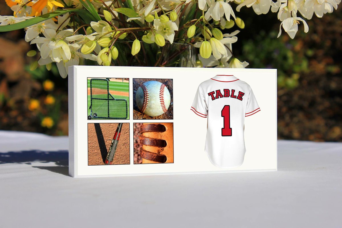 Spellitoutphoto's tweet photo. Wedding Season. #Tablemarkers #Baseball https://t.co/o5OP3cU6ge
