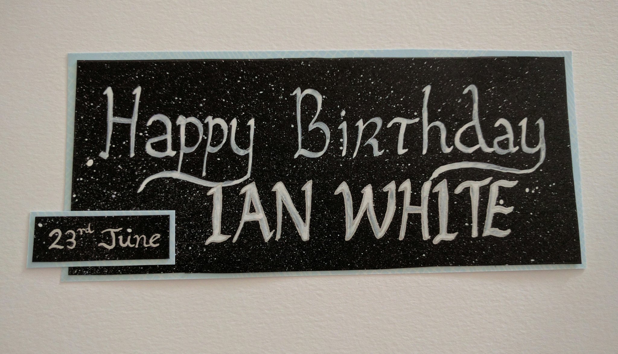 Happy Birthday to the wonderful Ian White!  