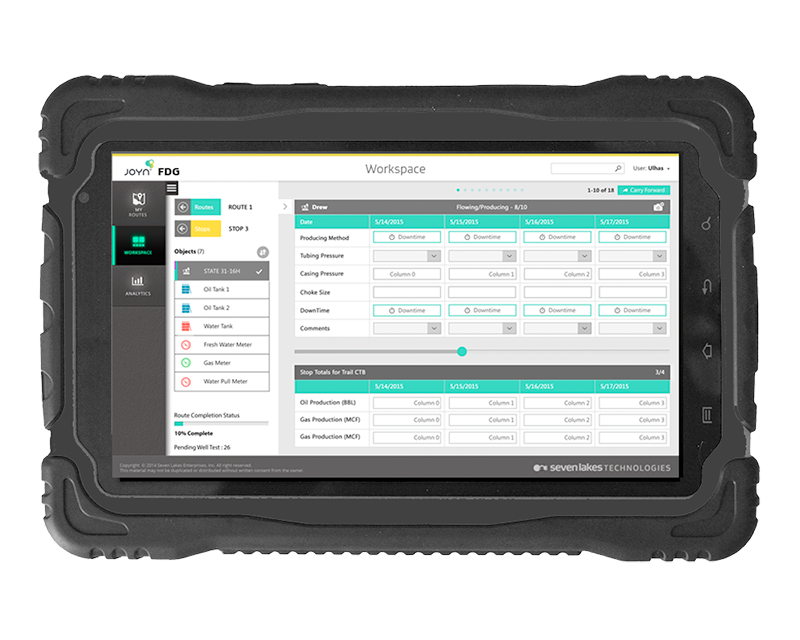 SevenLakesTech's tweet photo. #JoynFDG alerts foreman of potential production issues before they impact your bottom line https://t.co/RSNpzE21wf #FieldDataCapture https://t.co/5lvunkt6Uk