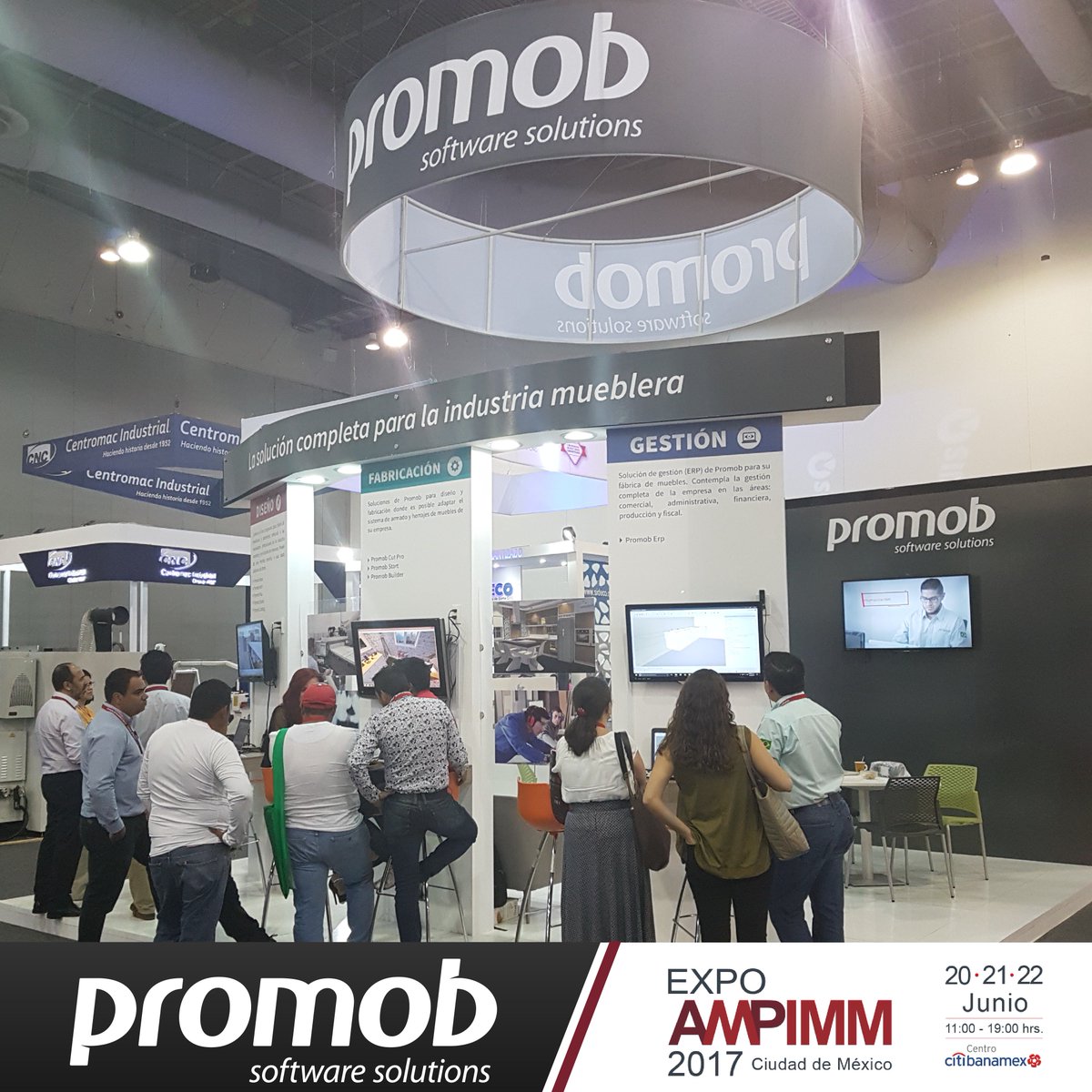 promob_mexico's tweet photo. ¡Muchas gracias por acompañarnos en #ExpoAMPIMM2017! 
Éste es el resumen de nuestra visita. Nos vemos en #ExpoAMPIMM2018 https://t.co/CePrteDgrw