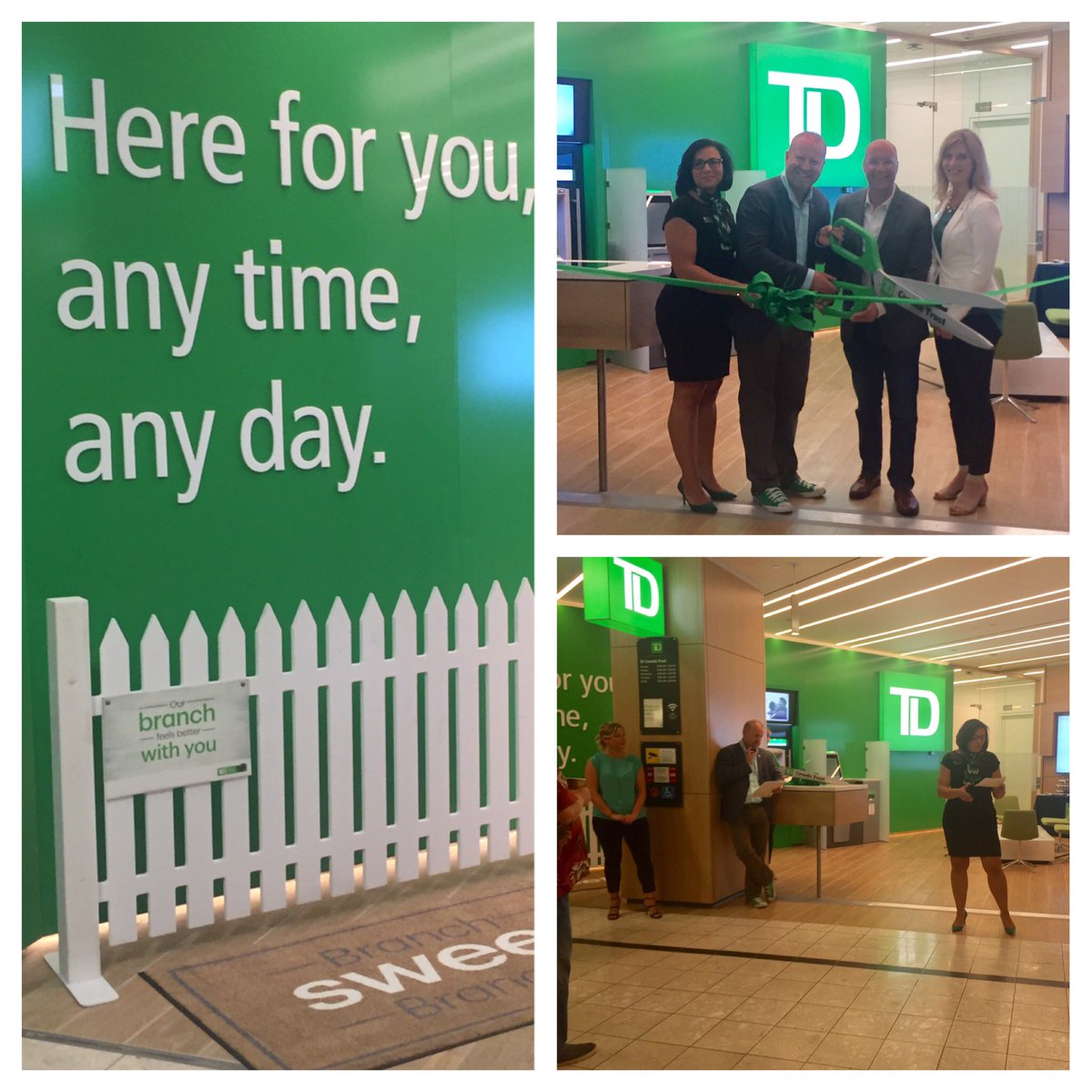 416MDM's tweet photo. Outstanding #grandopening of TD's newest investment in #ldnont Help&amp;Advice digital lounge for our customers and colleagues! #readyforyou 💚 https://t.co/ZoaaiyVN98