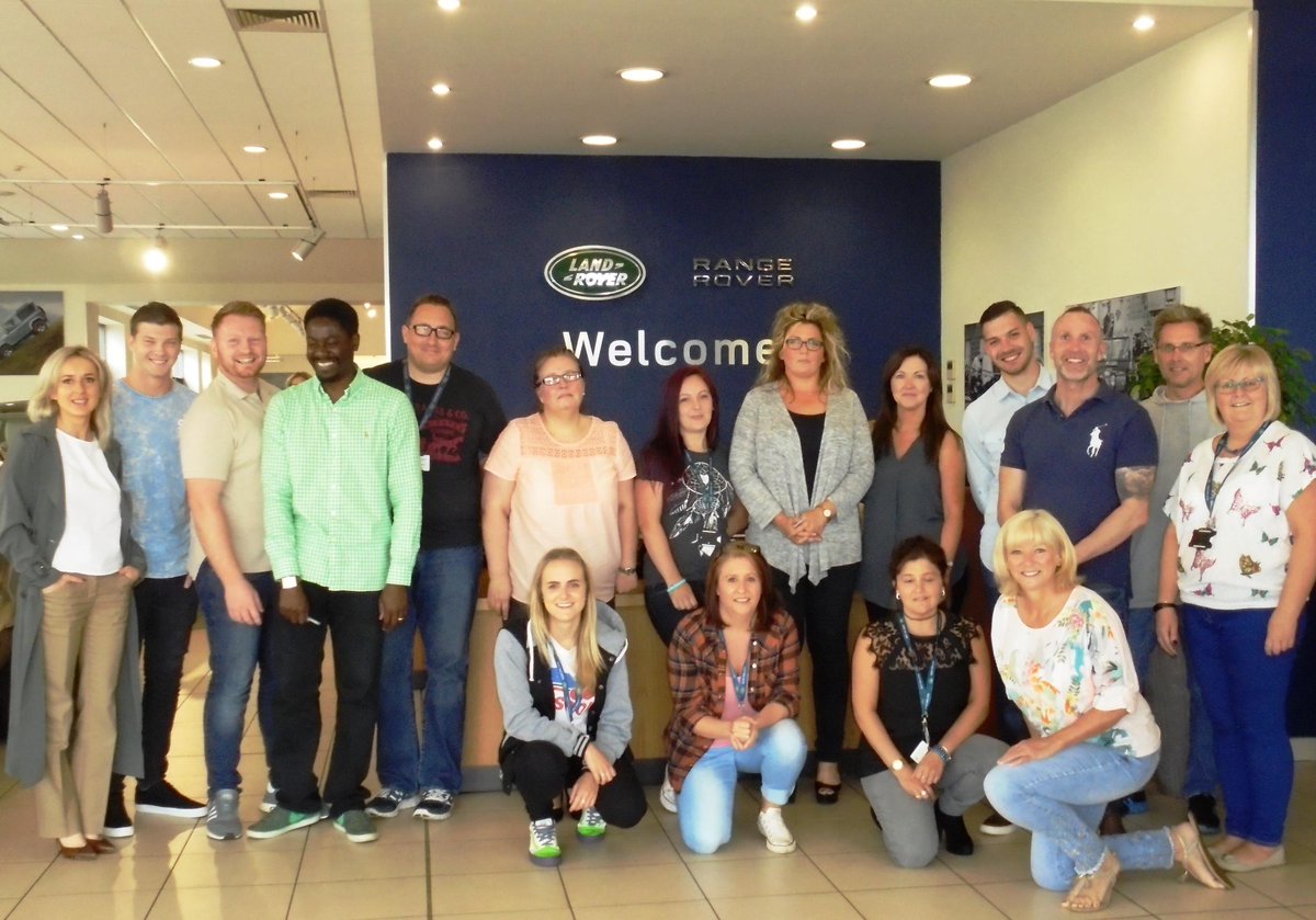 #GuySalmon #LandRover Knutsford raising just under £95 on Non Uniform Day in aid of The Grenfell Tower Tragedy in conjunction with Red Cross