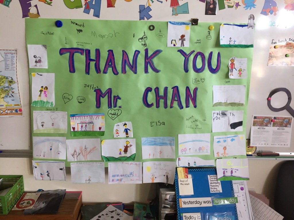 Walked into my grade 1 classroom <a href="/SD63KELSET/">KELSET Elementary</a> to see this! #lovemyjob #KidsFirst