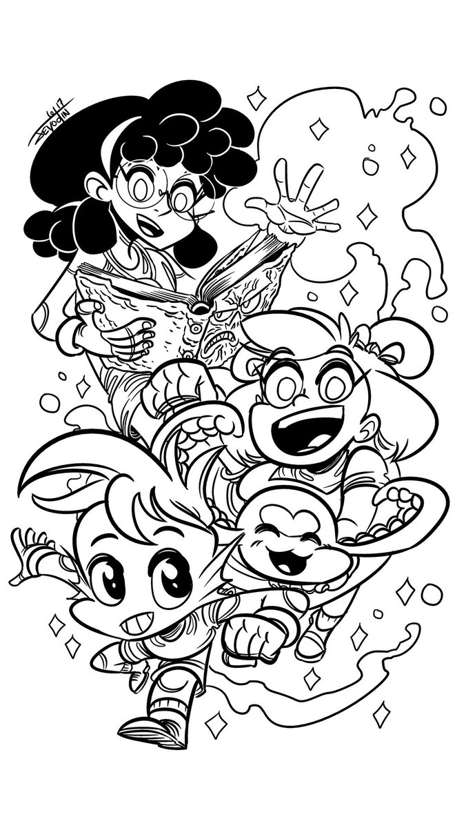 JeyOdin's tweet photo. #WelcomeToShowside #fanart created by @ianmcginty and published by @Z2comics. I like Moon's shirt. https://t.co/iQaaVgXCxs