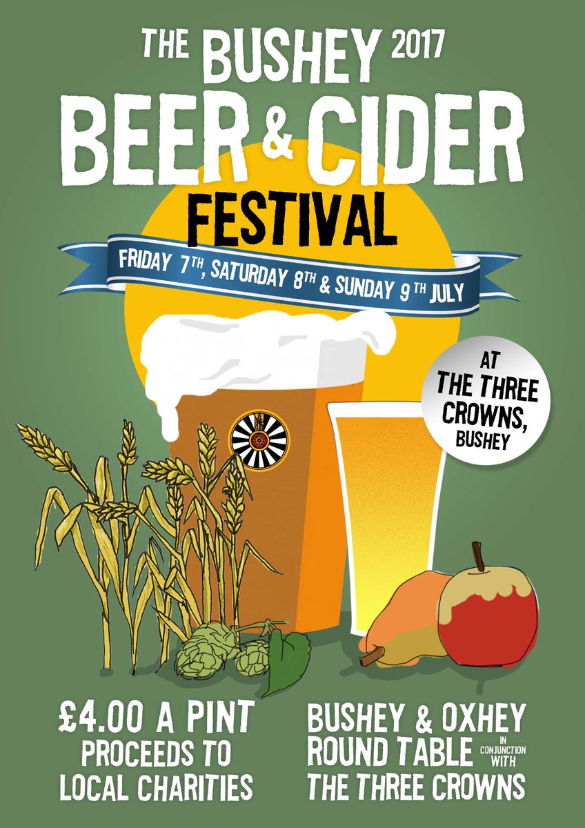 Well its that time of year again. Come down and see us for our annual beer festival. #Bushey #Watford #GetInvolved #DoMore