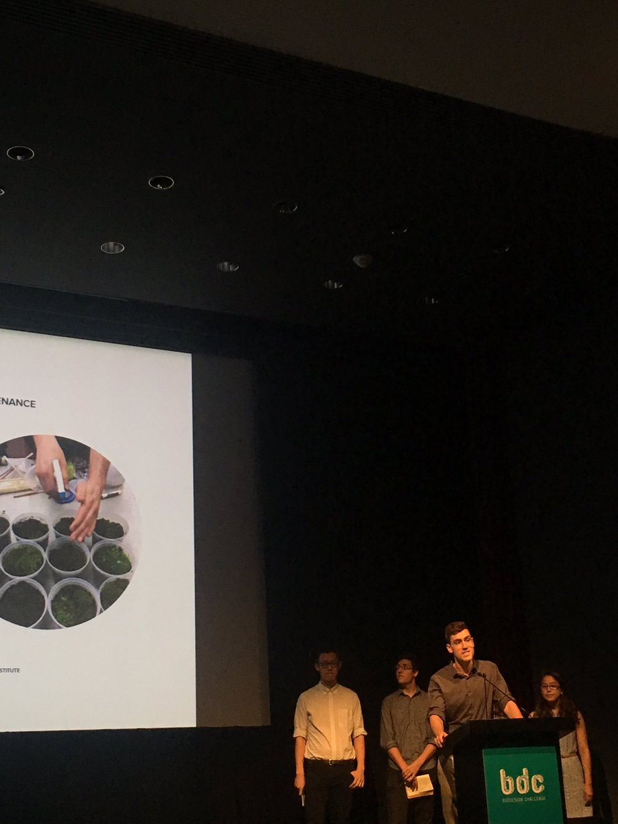 Biodesigned's tweet photo. Through their "Moss-Fet," RPI team unites DIY communities w/ a renewable energy modular system #BDCSummit2017 https://t.co/Bv2Dh37XB3