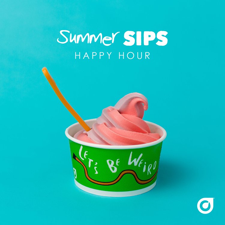 OrangeLeafKY's tweet photo. Orange you glad it's Friday? Come out for Summer Happy Hour- 50% off 2-4PM today (6/23)! Details here: https://t.co/13qEHhAbkv. #seeyouspoon https://t.co/aCIy4oHj1w