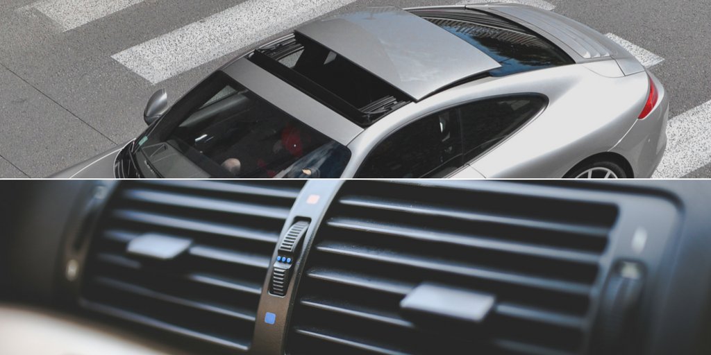 saveatsterling's tweet photo. How do you prefer to cool off while driving - sunroof or AC? https://t.co/mfkItufvno