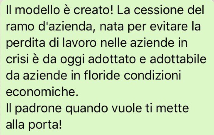 basivy's tweet image. #23Giugno #noesternalizzazionewindtre