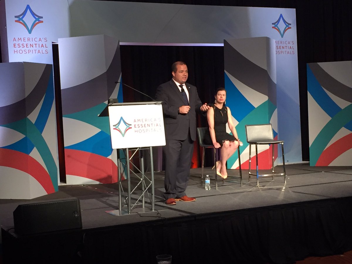 OurHospitals's tweet photo. After #Senate #HealthcareBill yesterday, @sgremminger @bfeldpush break it down &amp; discuss whats next at packed #VITAL2017 closing session! https://t.co/ityRBY1YYR