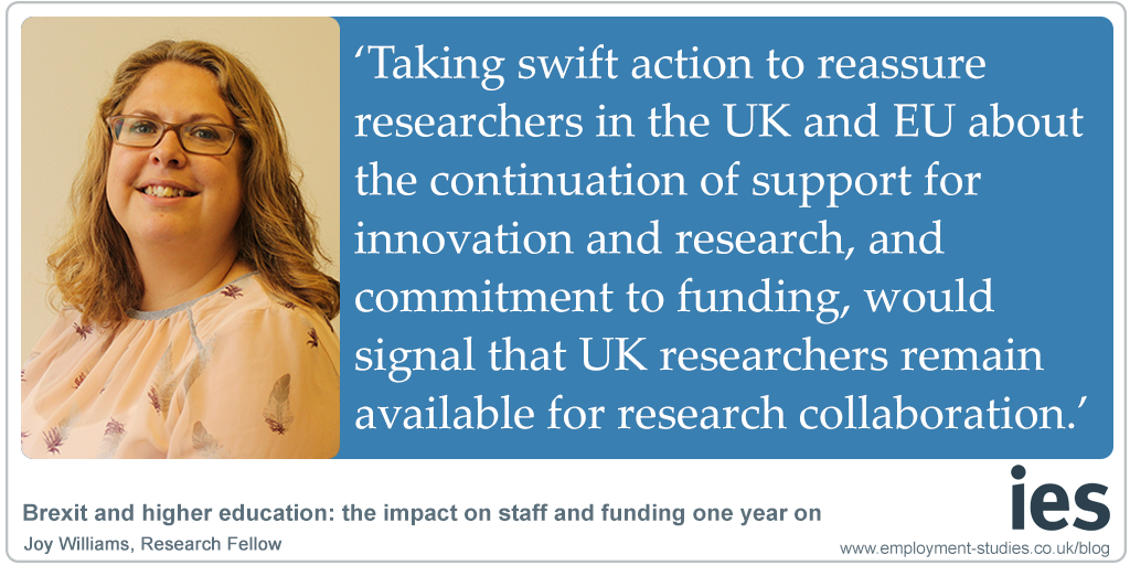 BrexitObserv's tweet image. As the Brexit negotiations begin, what is the impact on staff in the UK HE sector? employment-studies.co.uk/news/brexit-an… #Brexit #highereducation #HE