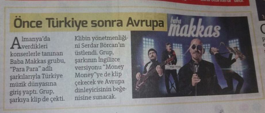 BabaMakkas's tweet photo. Hürriyet Kelebek, haberinde bizden bahsetmiş. Teşekkür! 🙏🏻 #babamakkas #musician #hürriyetkelebek #haber #müzik https://t.co/2jytPyqr0p