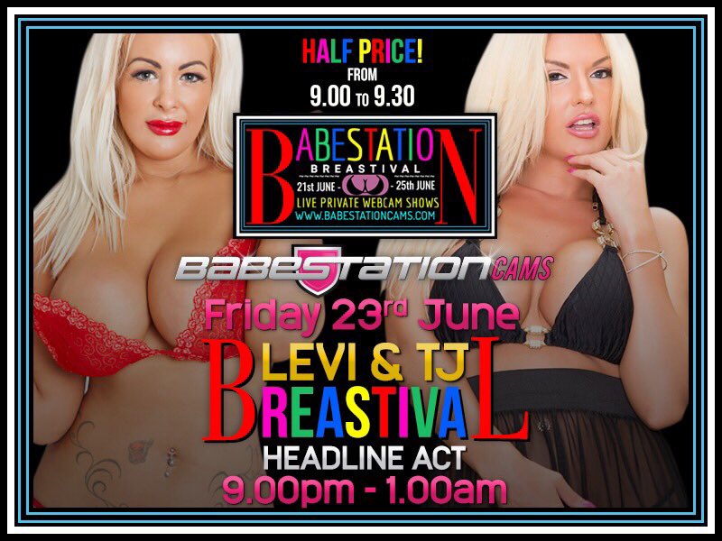 TONIGHT TONIGHT TONIGHT

@LeviBabestation &amp; @TommieJoBabe are going at it!

Head to https://t.co/QL3uLDpJ7A

First 30 mins = HALF PRICE https://t.co/88qaEm119B