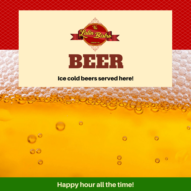 TheLatinBistro's tweet photo. #ice #cold #beer at  #thelatinbistro #happyhour all the time!  #riverviewflorida #tampaflorida #us301 #tampabay #Riverview #latinosentampa https://t.co/8nYk9IGwu0
