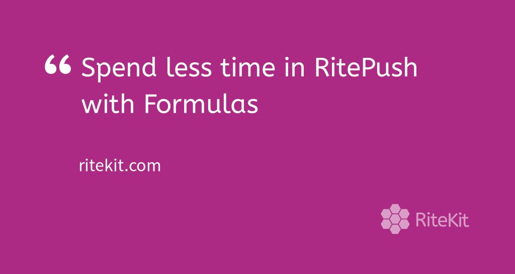 ScrapeLogo's tweet photo. Spend less #time in #RitePush π with Formulas
| #RiteKit https://t.co/KAal8RMfXd #smm https://t.co/hyBZgznHiG