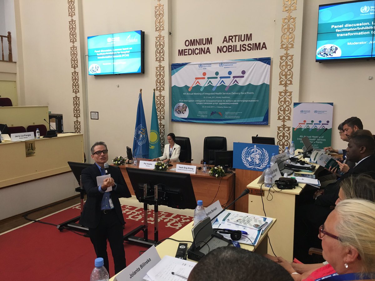 goodwin_nick's tweet photo. Enjoyable 4 day trip @WHO_Europe Almaty discussing #PCHAG #integatedcare. Thanks for the recognition to @IFICInfo for our contribution https://t.co/8FObSIbZO9