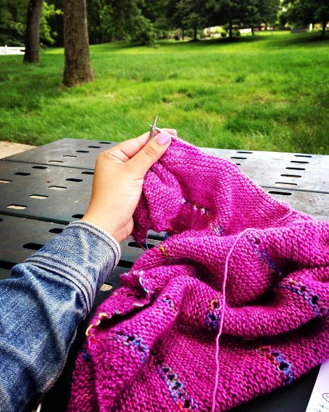 RemedyFibers's tweet photo. I enjoy the differences from #knitting and #crochet https://t.co/mQd4pgphGB