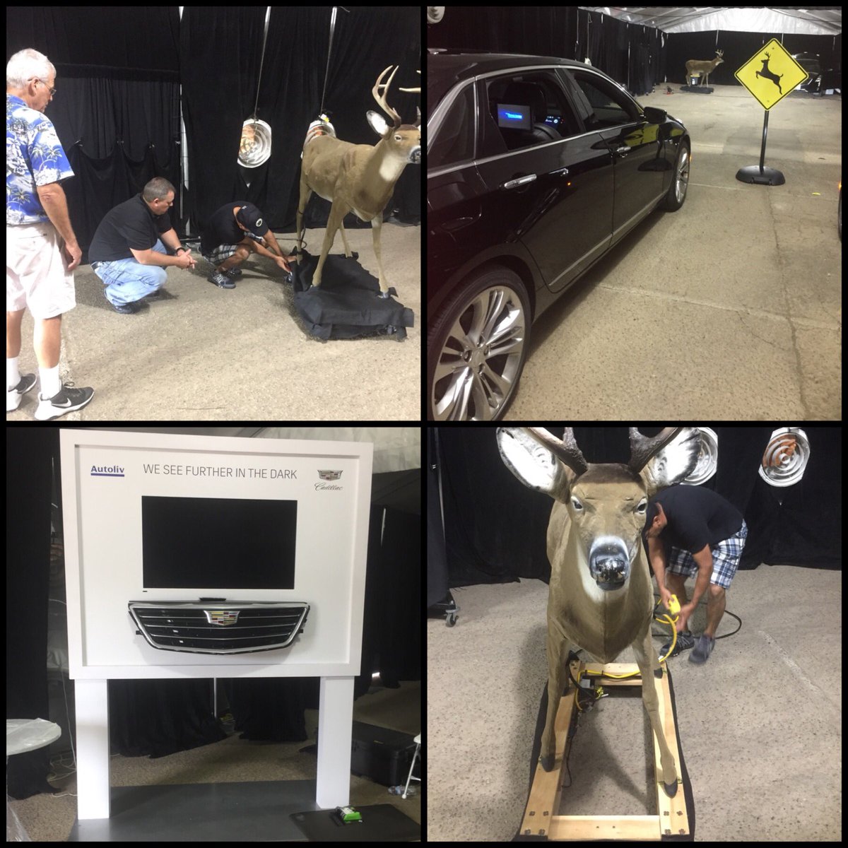 Set up for the #SanDiego <a href="/cadillac/">Cadillac</a> Truth + Dare Drive Experience is done, and we're looking forward to a great event! #DaringDrives
